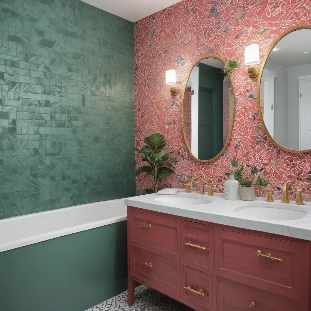 Bold Bathroom Accents: Using Color and Pattern to Enhance Your Space