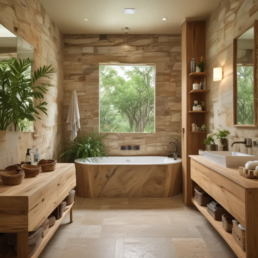 Bring The Outdoors In With Natural Materials In Your Bathroom