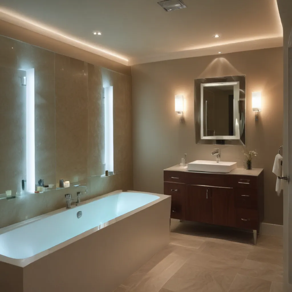 Dramatic Lighting Effects: Mood Lighting for Bathrooms