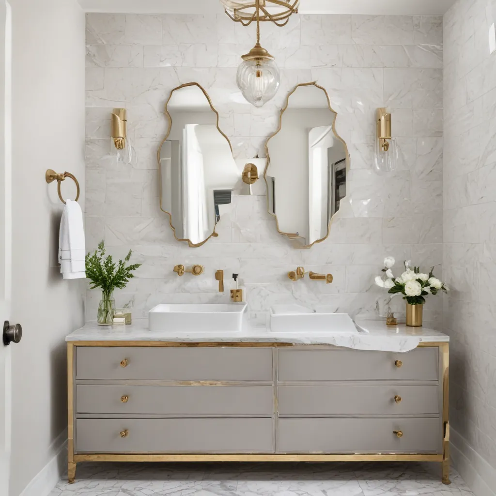 Elevate Your Bathroom With Metallic Accents