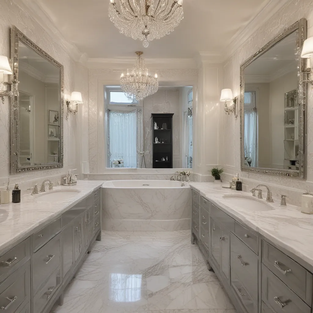 Glamorous Hollywood Glam Bathroom Design