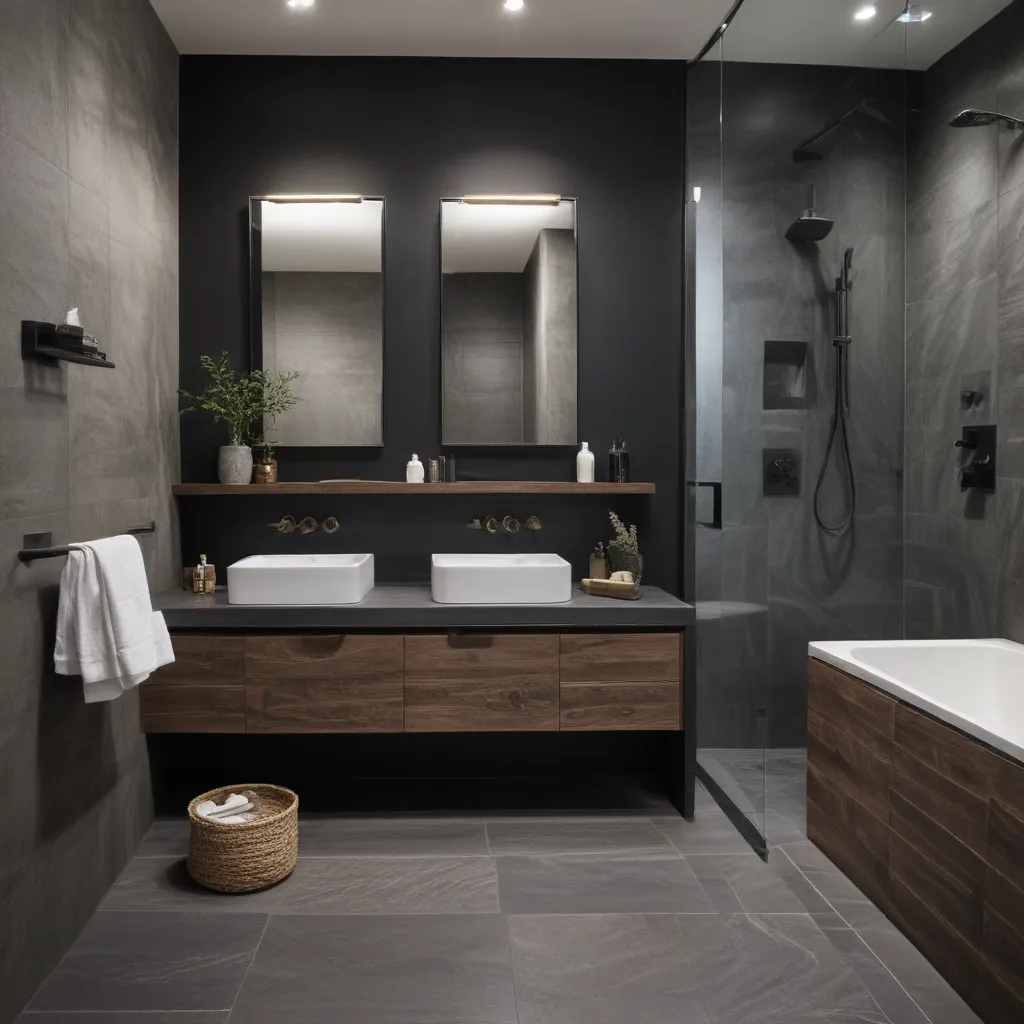 Masculine Bathrooms – Materials and Finishes For Men