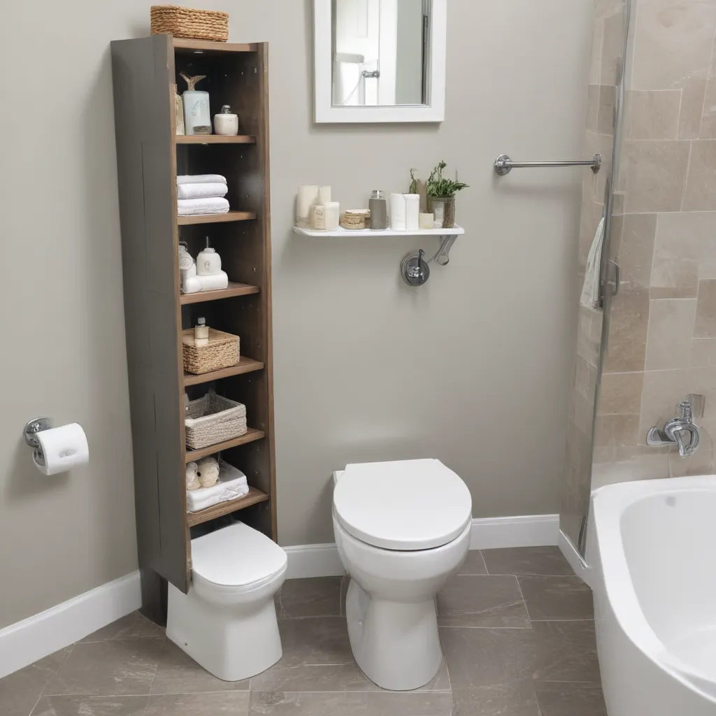 Storage Hacks for Oddly Shaped Bathrooms