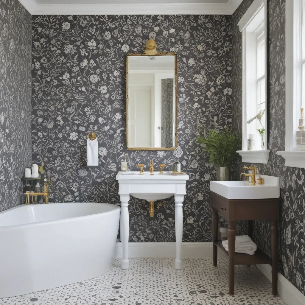 Use Wallpaper To Transform Your Bathroom