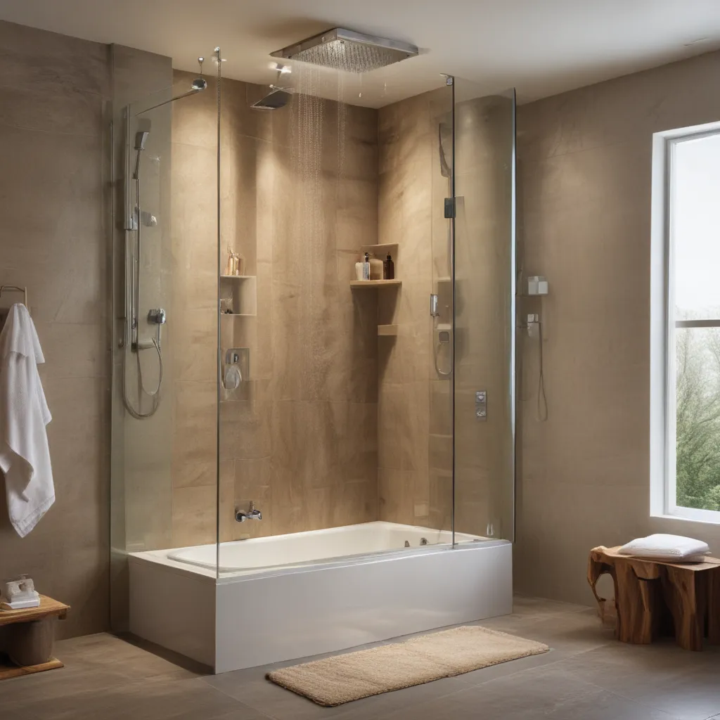 Wake-Up with an Invigorating Vertical Spa Shower